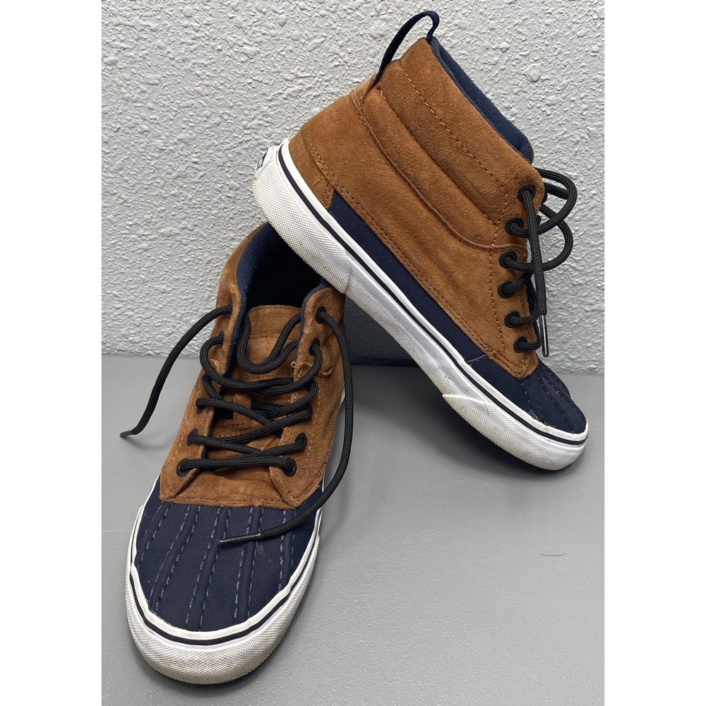 Vans SK8 Hi Del Pato MTE Ginger/Navy Shoes Women 8.5 & Men 7